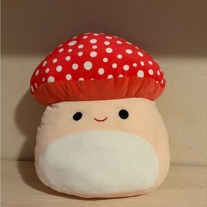 Cute Red Mushroom Plush Pillow
